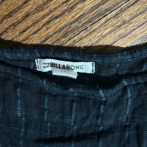 Billabong Black Striped Jumpsuit - Picture 2 of 3